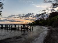 Letztes Abendlicht an der Küste bei der Lodge - Golf von Nicoya